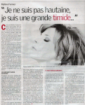 Mylène Farmer Presse La Provence Janvier 2006