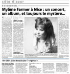 Mylène Farmer Nice Matin 23 mai 2008