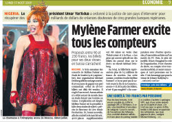 Mylène Farmer Le Matin Bleu