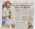 Mylène Farmer Presse 20 Minutes 28 août 2009