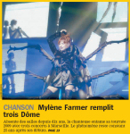 Mylène Farmer Presse La Marseilaise 09 mai 2009