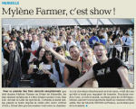 Mylène Farmer Presse La Provance 10 mai 2009