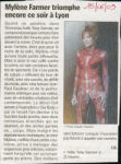 Mylène Farmer Presse Le Progrès 15 juin 2009