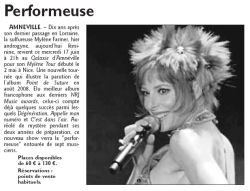 Mylène Farmer Tour 2009 Presse Le Républicain Lorrain 17 juin 2009 juin 2009