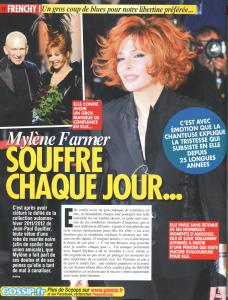 Mylène Farmer Presse Frenchy People Septembre 2011