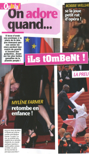 Mylène Farmer Presse Oulala 15 juillet 2011