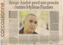 Mylène Farmer Presse La Dépêche Carcassonne