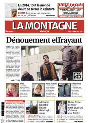 Mylène Farmer Presse La Montagne 26 septembre 2013