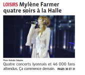 Presse Mylène Farmer Le Progrès 23 septembre 2013