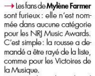 Mylène Farmer Presse Voici 25 octobre 2013