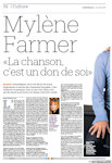 Mylène Farmer - Presse - Le Matin Dimanche - 15 novembre 2015