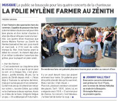 Mylène Farmer Tour 2009 Presse 20 Minutes Nantes 25 mai 2009